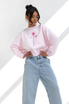 Bluza Rose pudrowy róż 