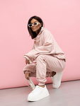 Bluza Kim pudrowy róż