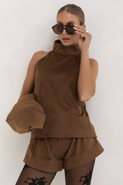 Bluzka Nuvia camel