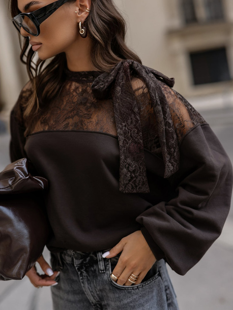 Bluza Selia brązowa