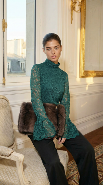 Koszula Aveline morska