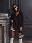 Sweter Solenne brązowy