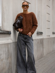 Sweter Premium Noor jasny brązowy