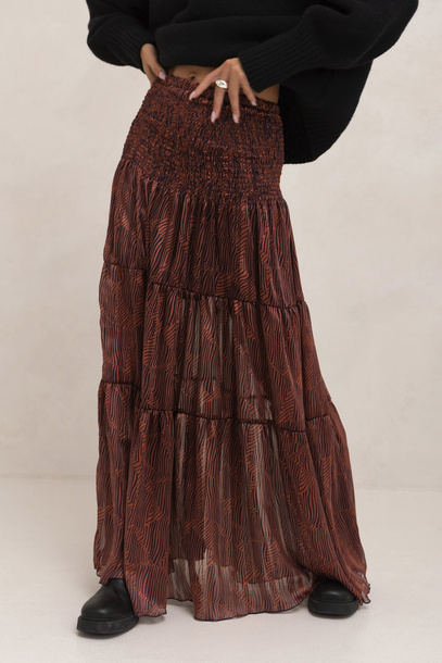 Spódnica Oxford czerwona