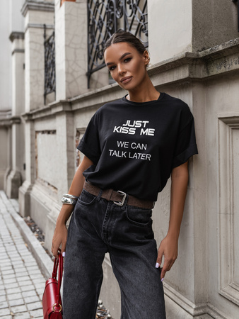 T-shirt Lomera czarny