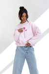 Bluza Rose pudrowy róż 