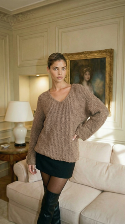 Sweter Solenne beżowy