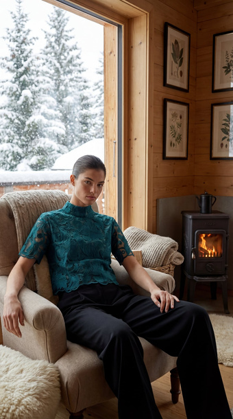 Bluzka Ofelia zielona