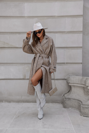 Płaszcz Thalia ciemny beżowy