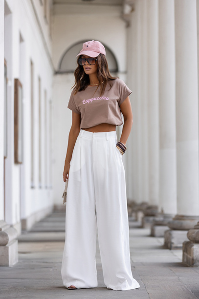 T-shirt Cappuccino beżowy