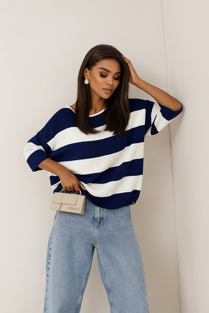 Sweter Vienna granatowy