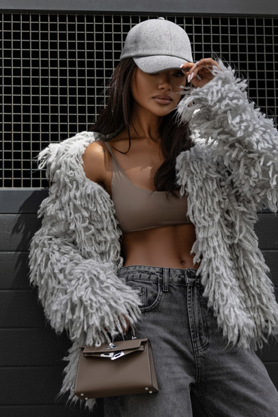 Sweter Corvella szary