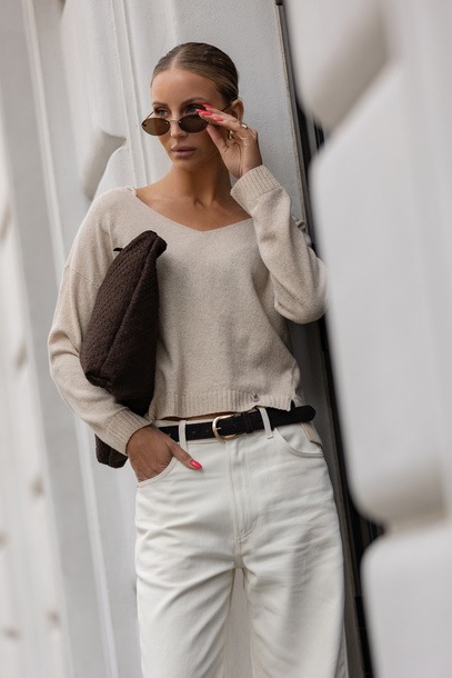 Sweter Riga beżowa
