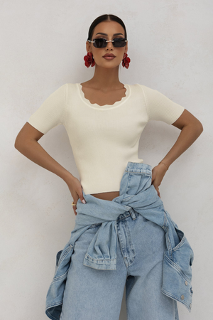 Sweter Sydney jasny beż