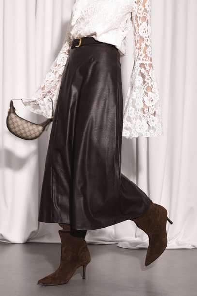 Spódnica Korra brązowa