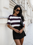 T-shirt Marsylia śliwkowy
