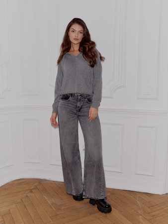 Sweter Premium Maelis szary