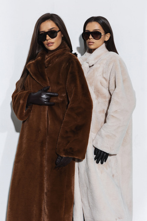 Płaszcz Torin czekoladowy