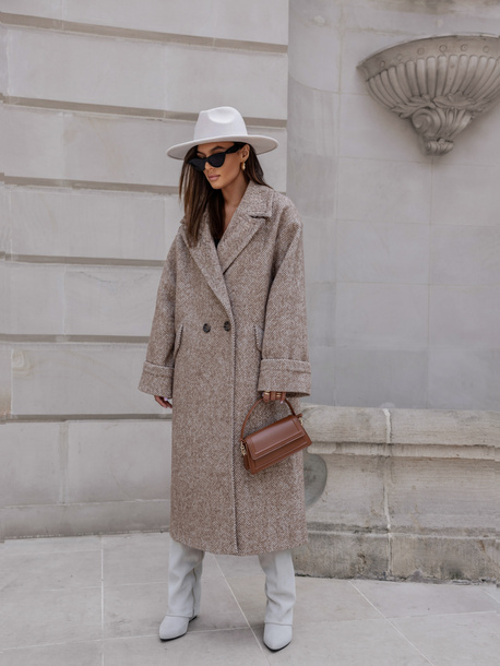 Płaszcz Isolde ciemny beżowy