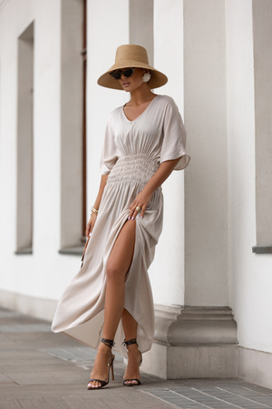 Sukienka Ronald jasny beż