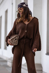 Sweter Tulum brązowy