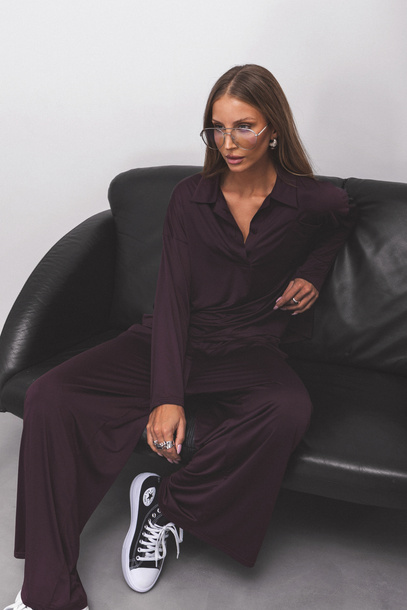 Koszula Daft śliwkowa