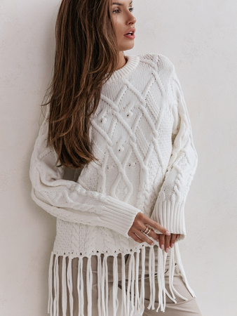 Sweter Lasso biały