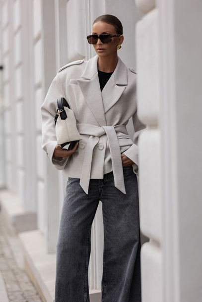 Kurtka Geneva ciemny beż