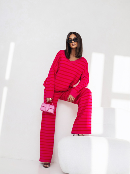 Sweter Leny malinowy 