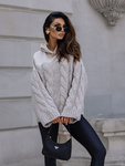 Sweter Celeste jasny szary