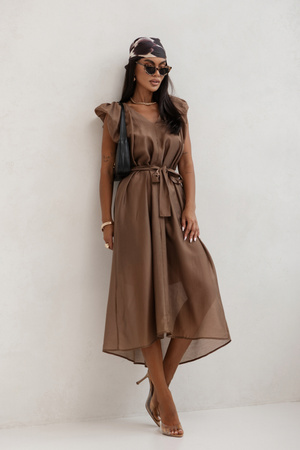 Sukienka Mirella ciemny beż