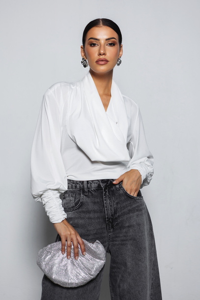 Bluzka Selvianne biała