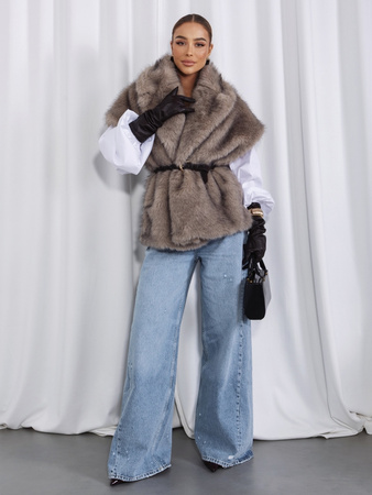 Kamizelka Inez beżowy