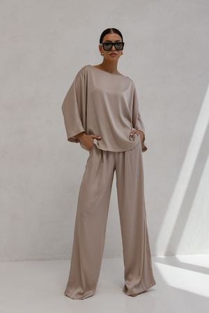 Spodnie Peggy beżowe