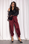 Spodnie Selmira bordowe