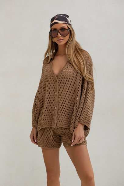 Sweter Tulum jasny brąz 