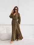 Sukienka Boho zielona