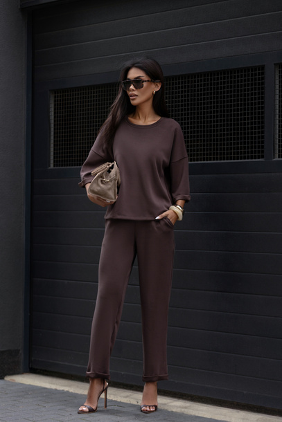 Bluza Zerra brązowa
