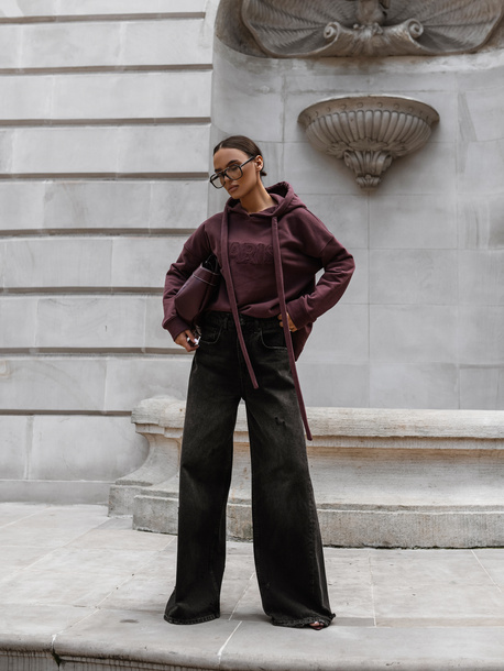 Bluza Paris Ciemna śliwka 