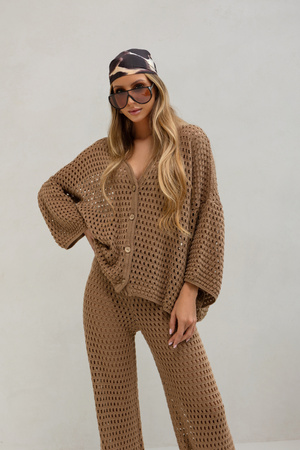 Sweter Tulum jasny brąz