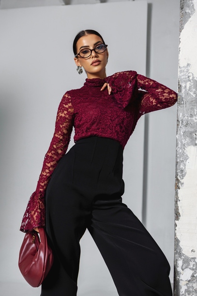 Koszula Aveline bordowa