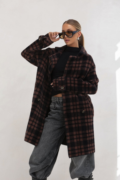 Płaszcz Flame brązowy