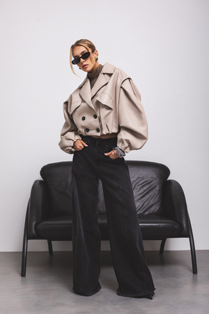 Kurtka Raven beżowa