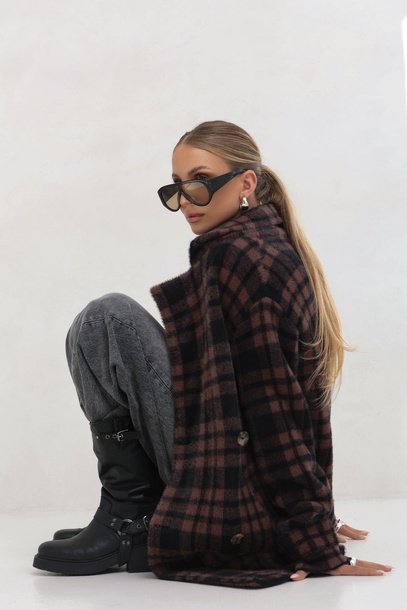 Płaszcz Flame brązowy