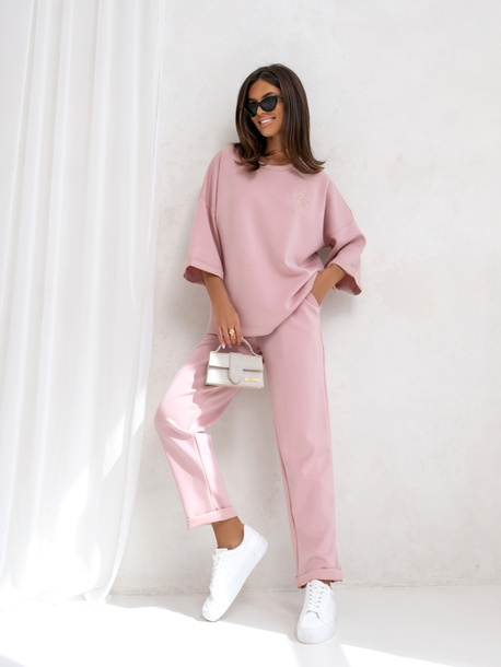 Bluza Reya pudrowy róż