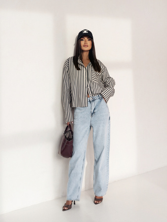 Koszula Osjana czarno biała