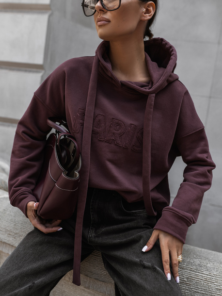 Bluza Paris Ciemna śliwka 