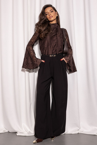 Koszula Myra brązowa