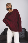 Sweter Rubi bordowy