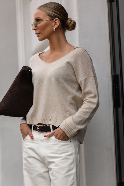 Sweter Riga beżowa